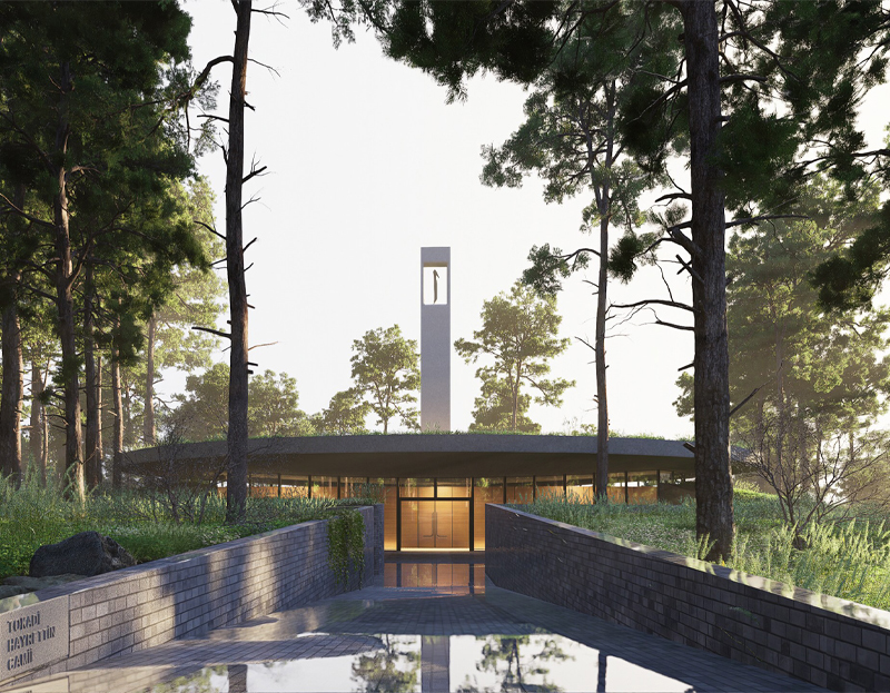 Doğa ile ibadet iç içe: Uluslararası tasarım ödülünü getirdi