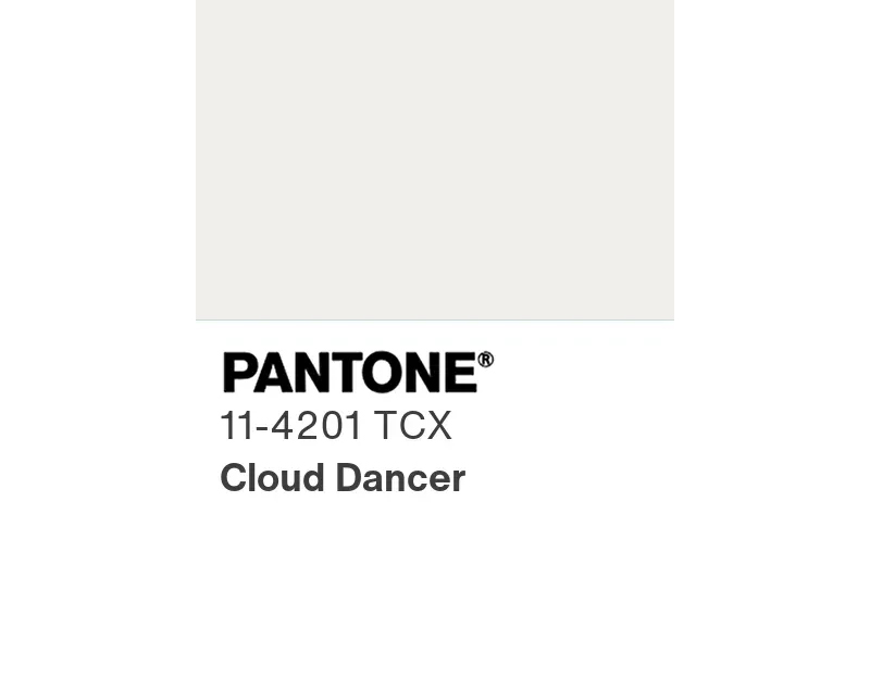 Pantone 2026 yılının rengini açıkladı: Cloud Dancer