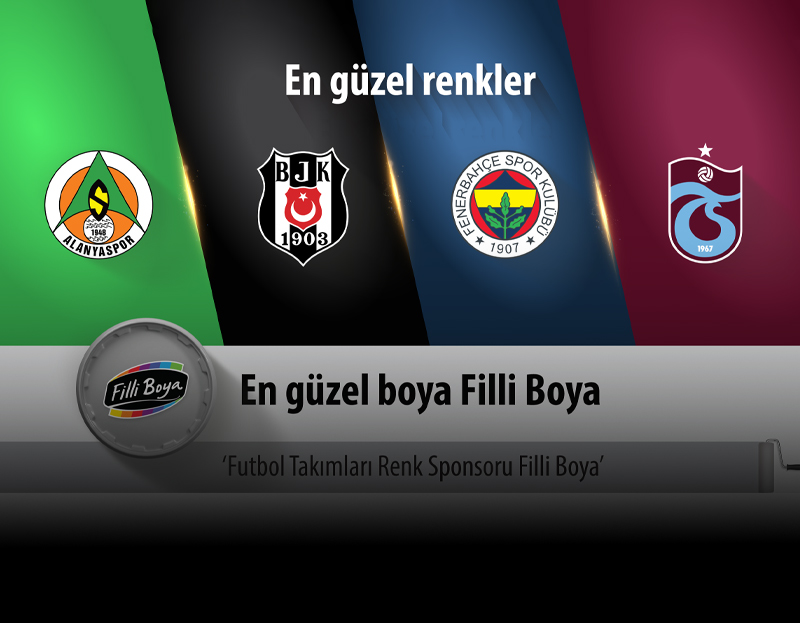 Filli Boya’dan spora estetik destek: Dört dev kulübün renk sponsoru oldu