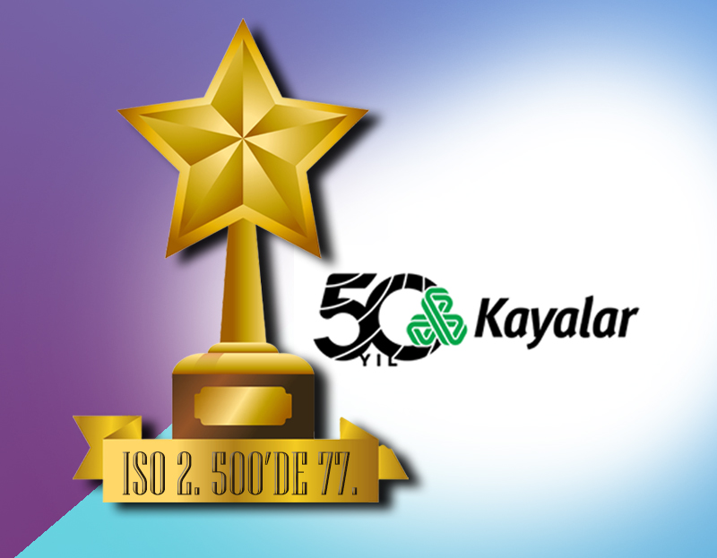 Kayalar Kimya İSO’nun ikinci 500 listesinde 77. sırada yer aldı