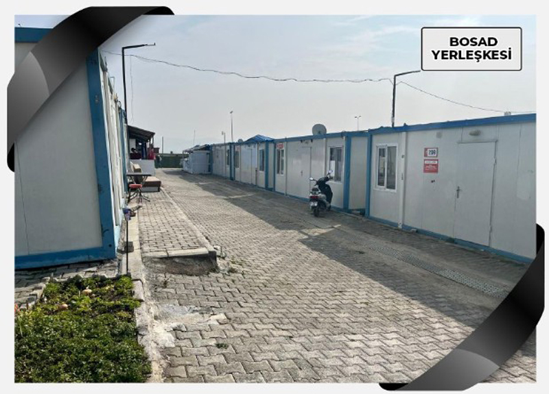 BOSAD Konteyner Yerleşkesi - Hatay / Kaynak: BOSAD